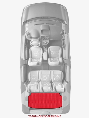 ЭВА коврики «Queen Lux» багажник для Chevrolet Malibu (1G)